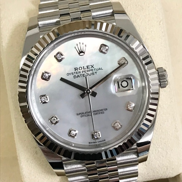 ロレックス ROLEX デイトジャスト41 ランダム番 腕時計 メンズ